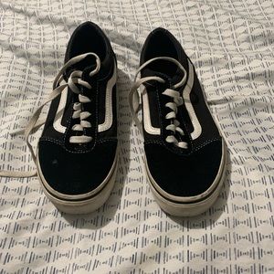 Black old skool vans